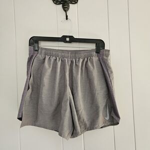 Nike Gray Dri-Fit Athletic Running Shorts Size L